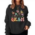Gram For Grandma Wildflower Floral Women Women Sweatshirt