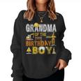 Grandma Of The Birthday Construction Worker Boy Crew Party Women Sweatshirt