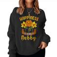 Happiness Is Being A Bubby Cute Women Sweatshirt