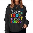 Happy 100 Days Of School Boys Girls 100Th Day Of School Women Sweatshirt Happy 100 Days Of School Boys Girls 100Th Day Of School Women Sweatshirt