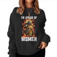 I'm Afraid Of Cringe Skeleton Sudadera Mujer