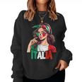 Italy Flag Woman Sunglasses Girls Italy & Italia Sweatshirt Frauen