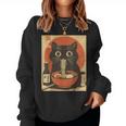 Kawaii Noodles Soup Anime Japanese Ramen Cat Ns Girls Women Sweatshirt