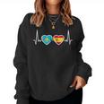 Kazajo Qazaqstan Orgullo Kazajstán Regalosintage Latido Bandera Español Kazajo Niños Hombre S Manga De Doble Puntada Negro Talla S Sudadera Mujer