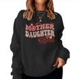 Mother Daughter Squad Matching Mom Groovy Women Sweatshirt