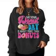 National Donut Day Doughnut Food Lover Boys Girls Women Sweatshirt