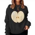 Red Apple Costume Fancy Dress Group Costumes Women's Sweatshirt Frauen