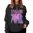 Retro Taylor First Name Personalized Birthday Girl Party Women Sweatshirt