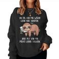 Sloth Women's Sloth Sleep Sloth Sweatshirt Frauen