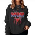 Spider Mom Family Birthday Boy Retro Mother's Day Women Sweatshirt