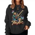 Taylor Primer Nombre I Love Taylor Girls Groovy Birthday Y2k Sudadera Mujer