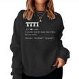Titi Definition Spanish Auntie Aunty Para Sudadera Mujer