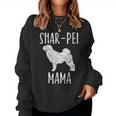 Vintage Shar-Pei Mama Sharpei Mom Dog Owner Mother Women Sweatshirt
