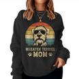 Vintage Wheaten Terrier Mom Dog Lovers Mother's Day Women Sweatshirt