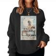 The Volleyball Mom Skeleton Tarot Card Game Day Mother's Day Women Sweatshirt