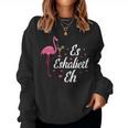 Women's Champagne Wine Girlstrip Running Girls Flamingo Es Escaliert Eh S Sweatshirt Frauen