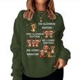 Christmas Mulled Wine Rudolph Reindeer Sweatshirt Frauen