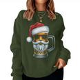 Cool Christmas Cool Santa Claus Beer Christmas Sweatshirt Frauen