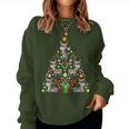 Donkey Christmas Tree Christmas Farmer Sweatshirt Frauen