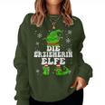 Educator Elf Women's Elf Christmas Sweatshirt Frauen