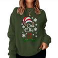 Elf Grandma Grandmother Elf Christmas Ugly Christmas Sweatshirt Frauen