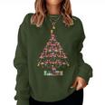 Flamingo Christmas Tree Flamingo Costume Sweatshirt Frauen