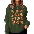 Gingerbread Christmas Gingerbread Pyjamas Mens Sweatshirt Frauen