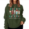 Small Packages Mother Baby Nurse Christmas Mom Baby Nurse Women Sweatshirt