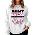 Aunt Of The Birthday Girl Family Party Decorations Women Sweatshirt