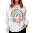 Children's School Child 2025 Girls' Rainbow School 2025 Girls' Sweatshirt Frauen