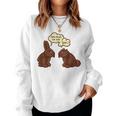 Easter Bunny Easter Easter Outfit Easter Bunny Sweatshirt Frauen