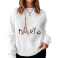 Eiffel Tower Paris Girls Guys Travel Holiday France Souvenir Women Sweatshirt