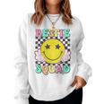 Groovy Bestie Squad Best Friends Matching Girls Boys Women Sweatshirt