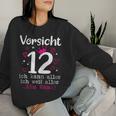 12 Geburtstag Mädchen -Orsicht 12 Jahre Nager Sweatshirt Frauen Geschenke für Sie