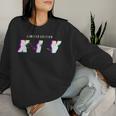 14 Years Birthday Glitched Roman Numerals Limited Edition S Sweatshirt Frauen Geschenke für Sie