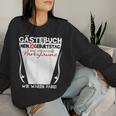 30Th Birthday Woman And 30Th Birthday Man Guest Book Sweatshirt Frauen Geschenke für Sie