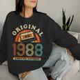 37Th Birthday Original Womenintageintage 1988 Sweatshirt Frauen Geschenke für Sie