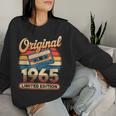 60Th Birthday Man Woman 60 Years Decoration 1965 Sweatshirt Frauen Geschenke für Sie