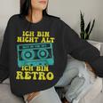 90S Outfit Women's Ninetties Theme Party Cassette S Sweatshirt Frauen Geschenke für Sie