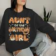 Aunt Of The Birthday Girl Dog Family Party Decorations Women Sweatshirt Gifts for Her
