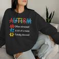 Autism Mama Autism Awareness Mom Neuro Diverse Mother Mommy Women Sweatshirt Gifts for Her
