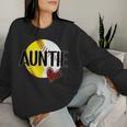 Baseball Softball Auntie Proud Softball Baseball Aunt Women Sweatshirt Gifts for Her