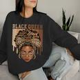 Black Queen Magic Black History Month Afro Hair Melanin Girl Women Sweatshirt Gifts for Her