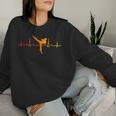 Boxing Kickboxer Boxing Kickbox Women's Sweatshirt Frauen Geschenke für Sie