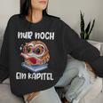 Buchwurm Nur Noch Ein Kapitel Book Lese Owl Sweatshirt Frauen Geschenke für Sie