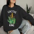 Cactus King Cactus Cactus Gardener Plants Cactus Sweatshirt Frauen Geschenke für Sie