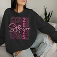 Class Of 2025 Coquette Bow Senior 2025 Graduation Girl Women Women Sweatshirt Gifts for Her
