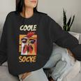 Cool Chicken Hen Cockerel Cool Sock Motif Chicken S Sweatshirt Frauen Geschenke für Sie