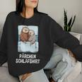 Couple Sleep Sloth Couple Sweatshirt Frauen Geschenke für Sie