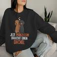 Dachshund Girls Dachshund Teckel Children's Women's Sweatshirt Frauen Geschenke für Sie